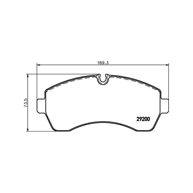 Pastiglie freno asse anteriore - HELLA BRAKE