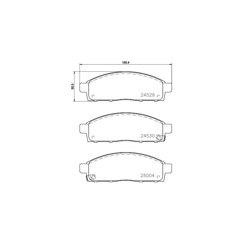 Pastiglie freno asse anteriore - HELLA BRAKE