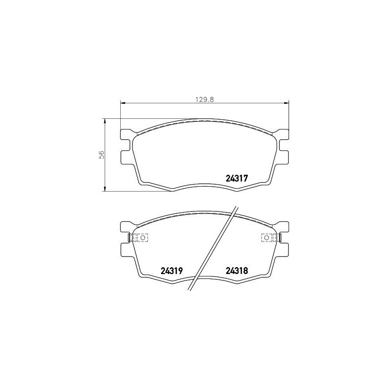 Pastiglie freno asse anteriore - HELLA BRAKE