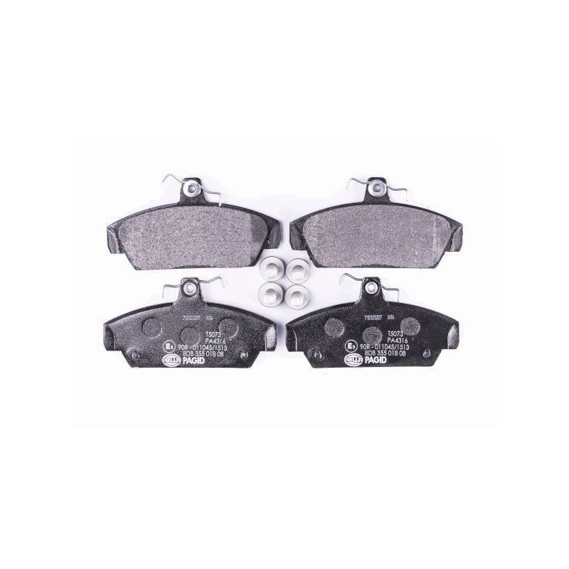 Pastiglie freno asse anteriore - HELLA BRAKE