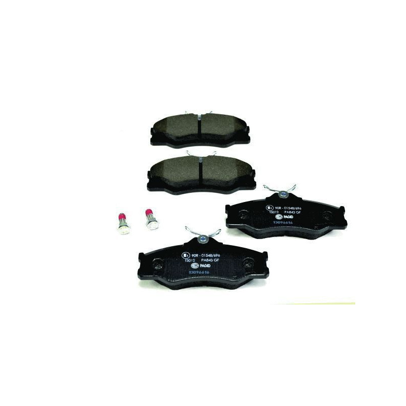 Pastiglie freno asse anteriore - HELLA BRAKE