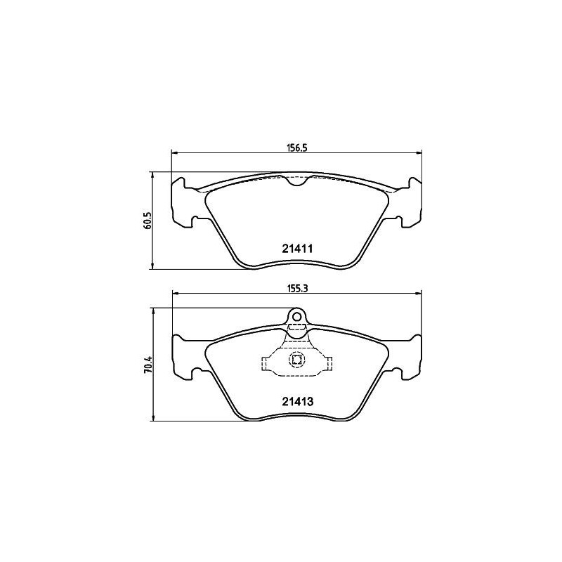 Pastiglie freno asse anteriore - HELLA BRAKE