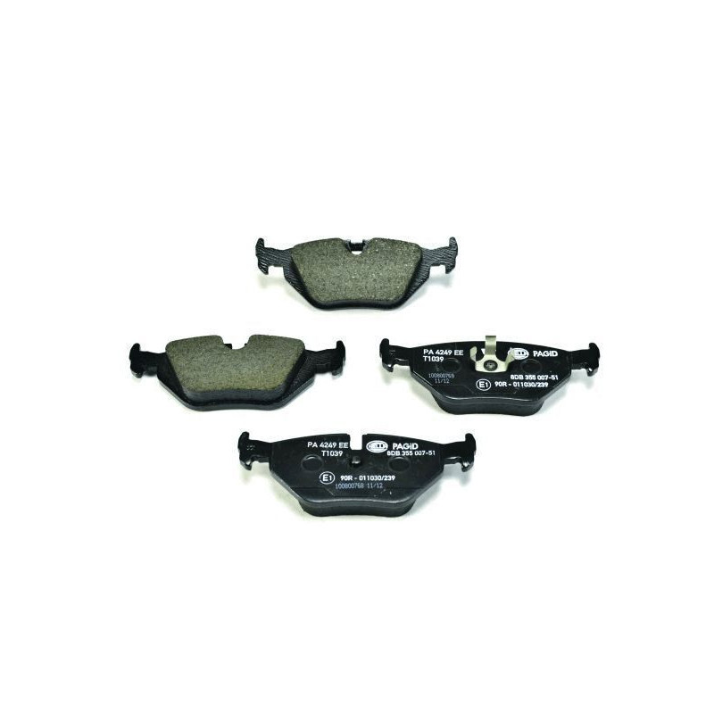 Pastiglie freno asse posteriore - HELLA BRAKE