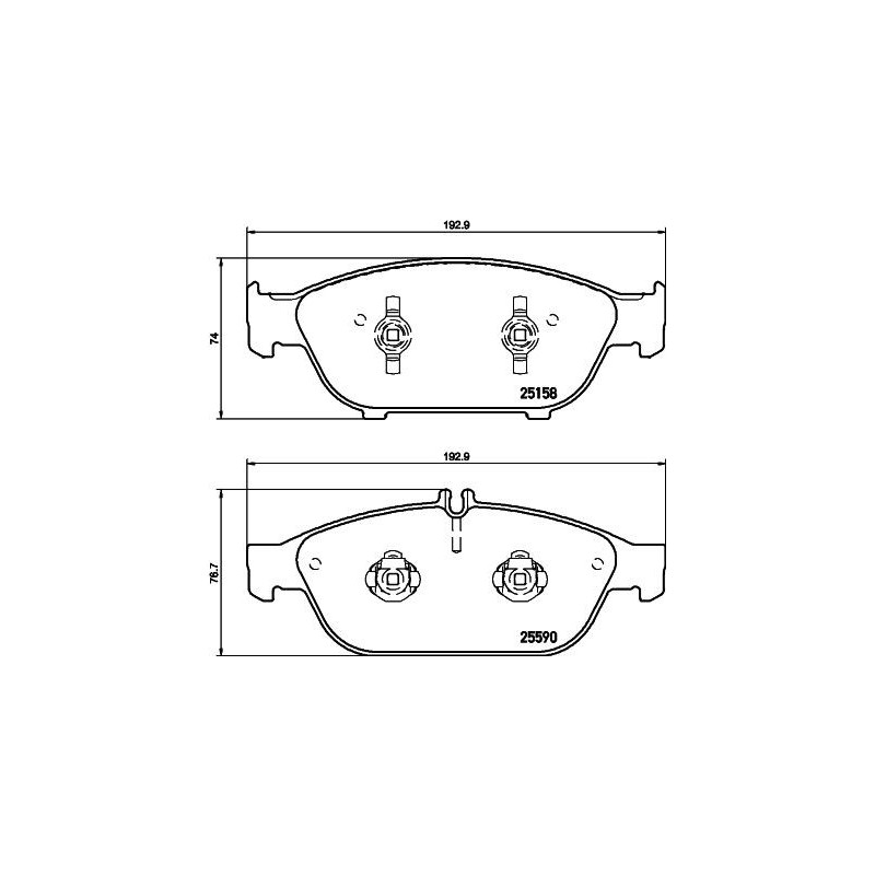 Pastiglie freno asse anteriore - HELLA BRAKE