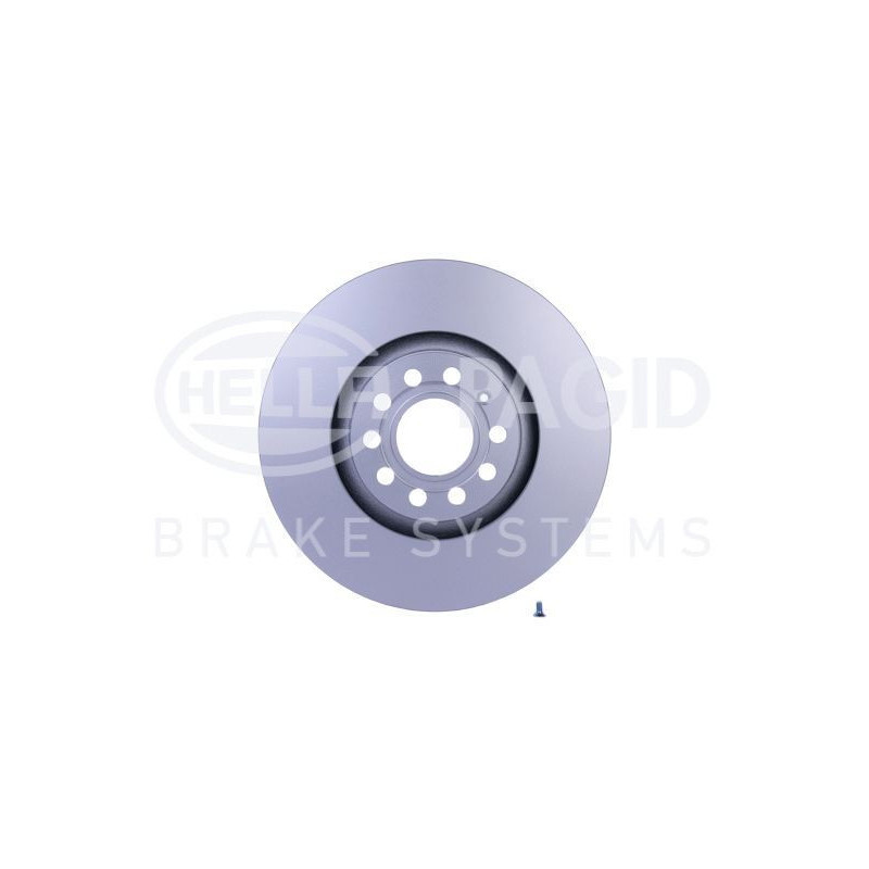 Disco freno asse anteriore - HELLA BRAKE