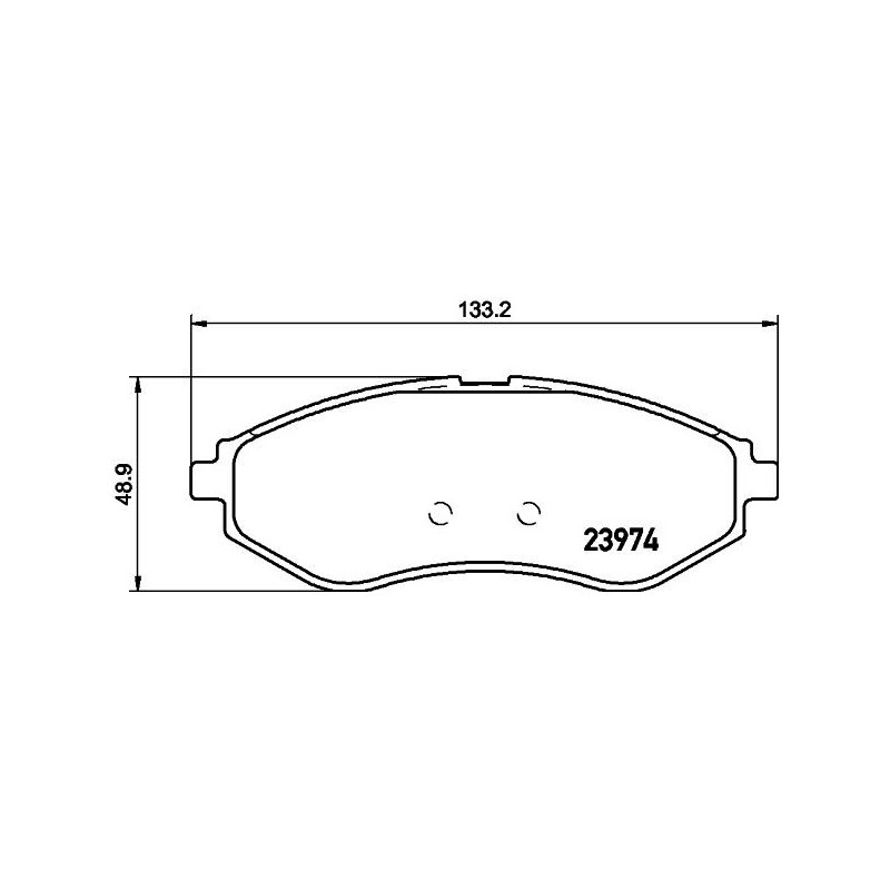 Pastiglie freno asse anteriore - HELLA BRAKE