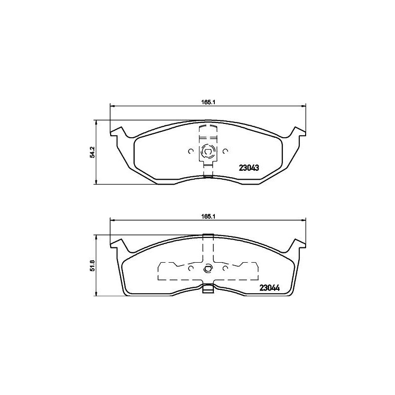Pastiglie freno asse anteriore - HELLA BRAKE