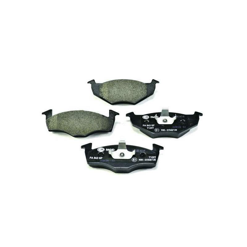 Pastiglie freno asse anteriore - HELLA BRAKE