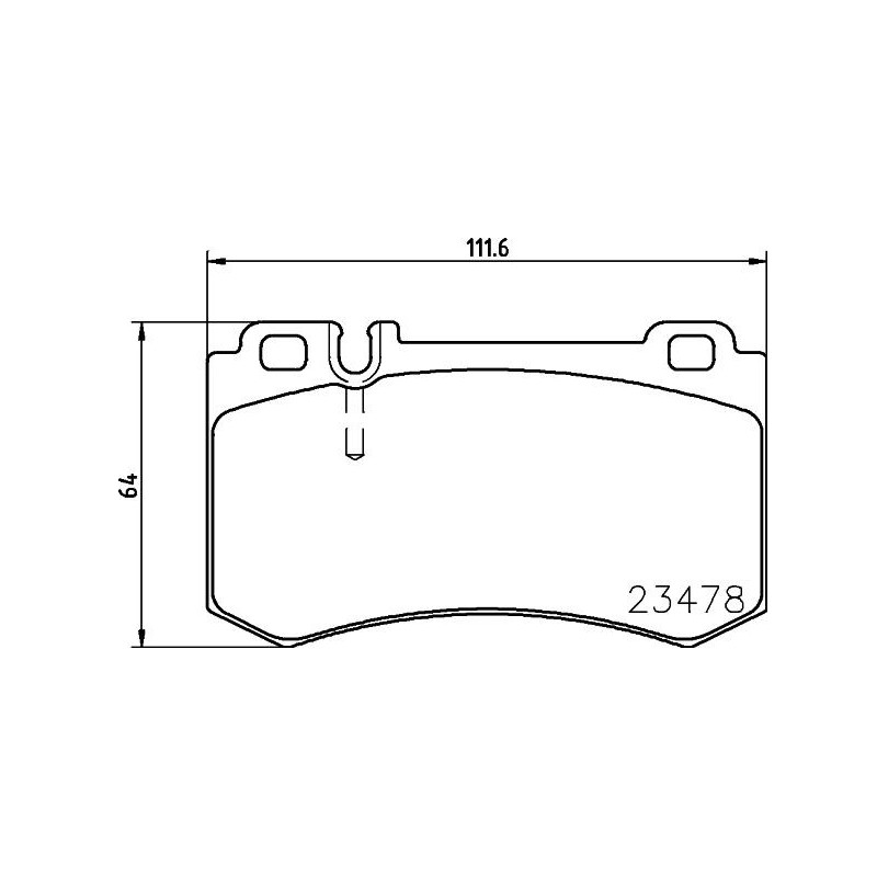 Pastiglie freno asse posteriore - HELLA BRAKE