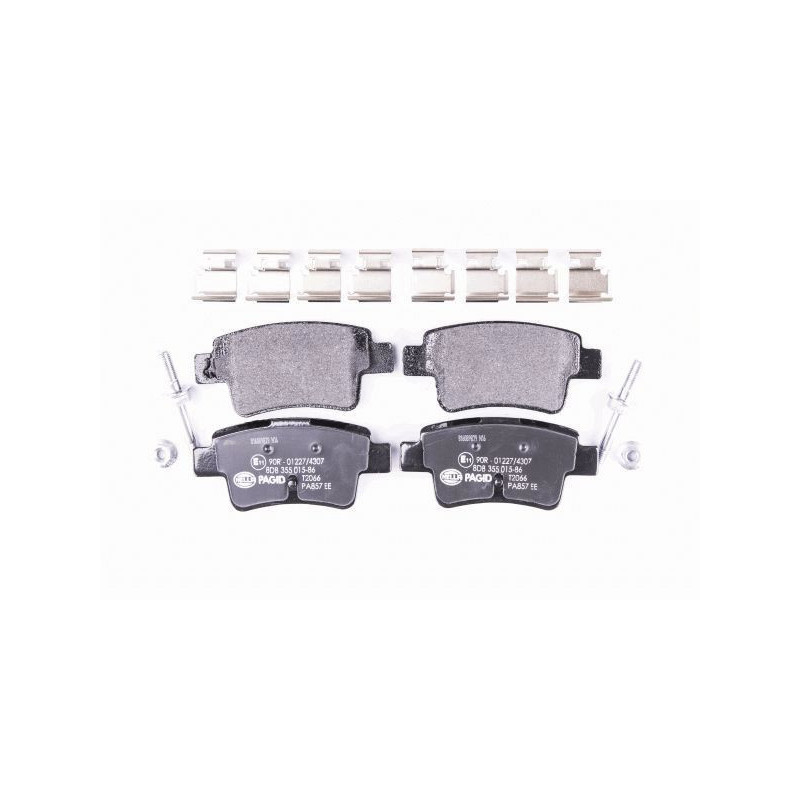 Pastiglie freno asse posteriore - HELLA BRAKE