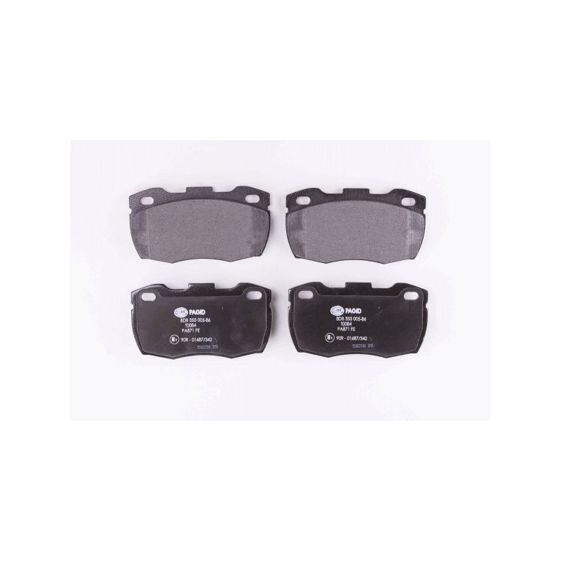 Pastiglie freno asse anteriore - HELLA BRAKE