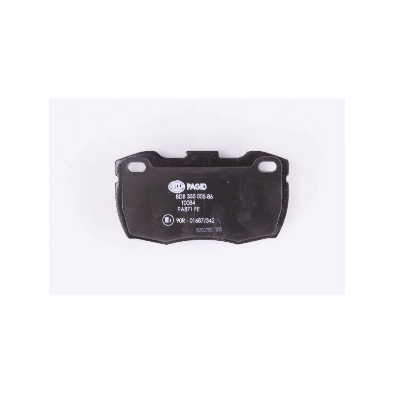 Pastiglie freno asse anteriore - HELLA BRAKE