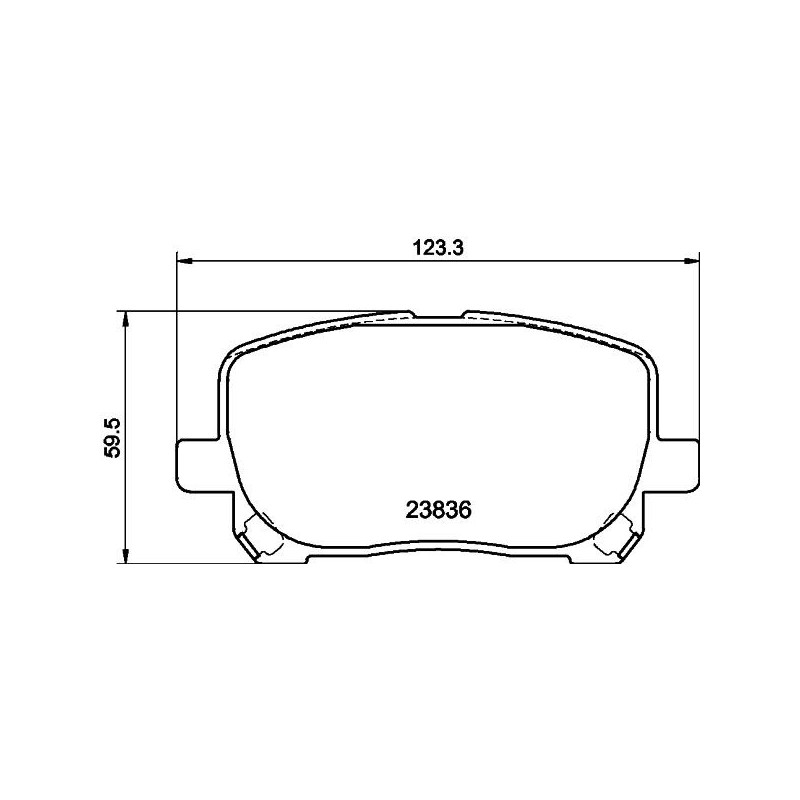 Pastiglie freno asse anteriore - HELLA BRAKE