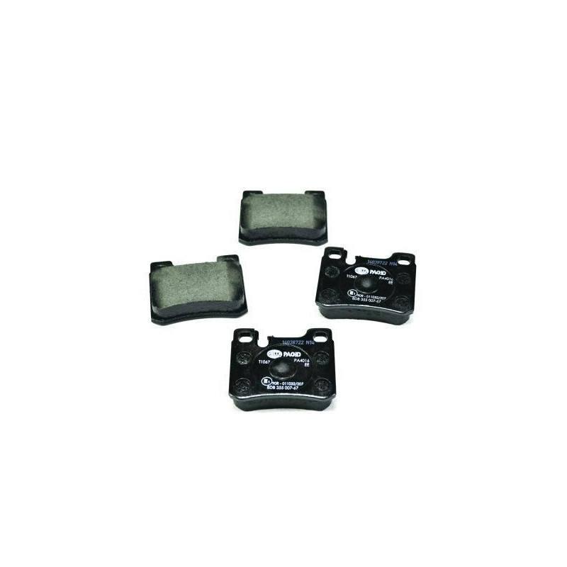 Pastiglie freno asse posteriore - HELLA BRAKE