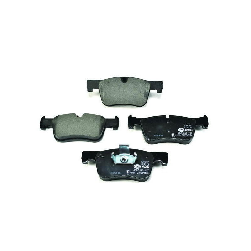 Pastiglie freno asse anteriore - HELLA BRAKE