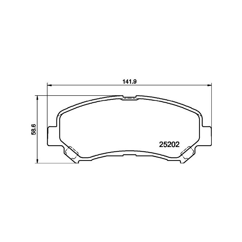 Pastiglie freno asse anteriore - HELLA BRAKE