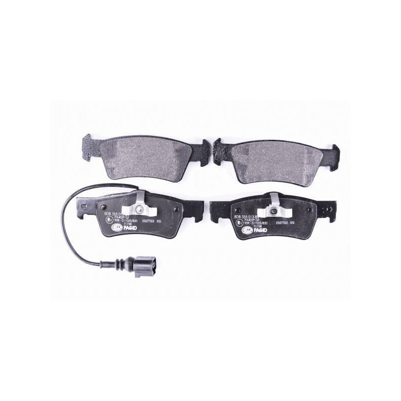 Pastiglie freno asse posteriore - HELLA BRAKE