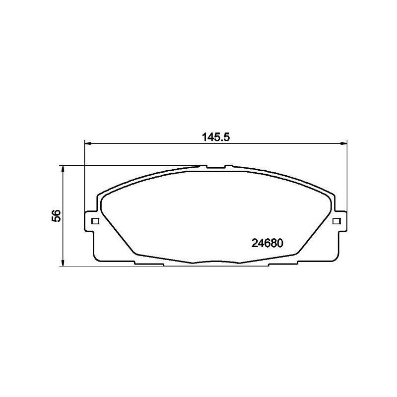 Pastiglie freno asse anteriore - HELLA BRAKE