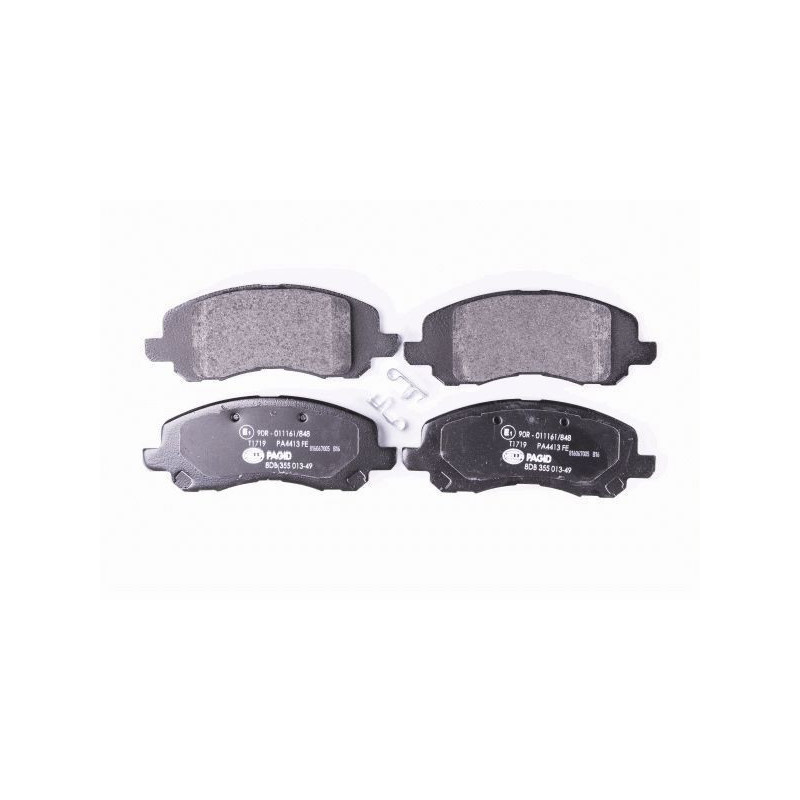 Pastiglie freno asse anteriore - HELLA BRAKE