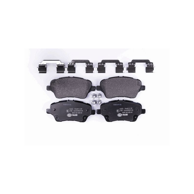 Pastiglie freno asse anteriore - HELLA BRAKE