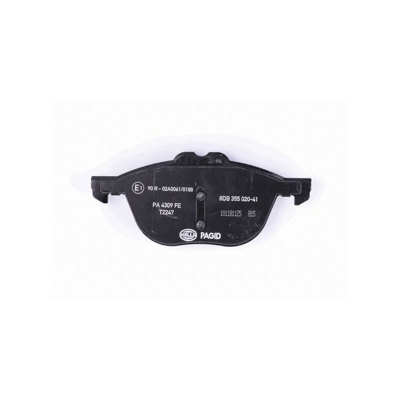 Pastiglie freno asse anteriore - HELLA BRAKE