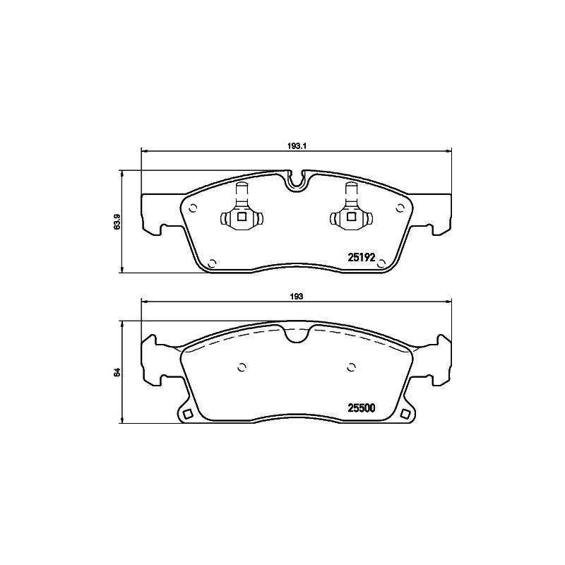 Pastiglie freno asse anteriore - HELLA BRAKE