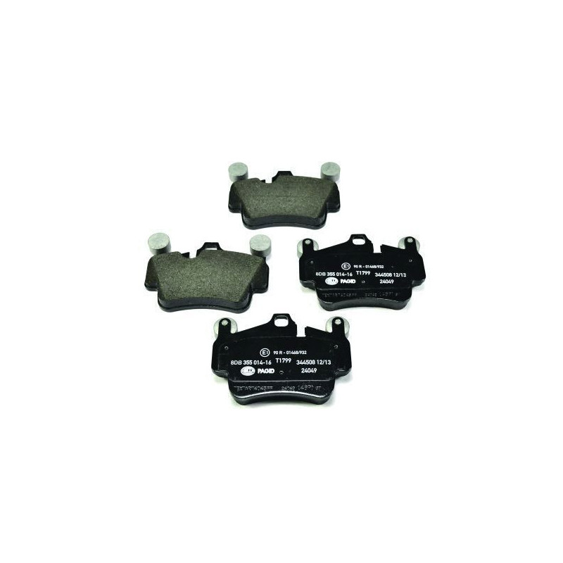 Pastiglie freno asse anteriore - HELLA BRAKE