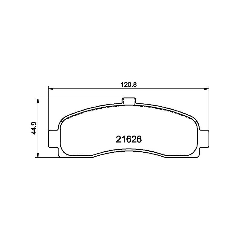 Pastiglie freno asse anteriore - HELLA BRAKE