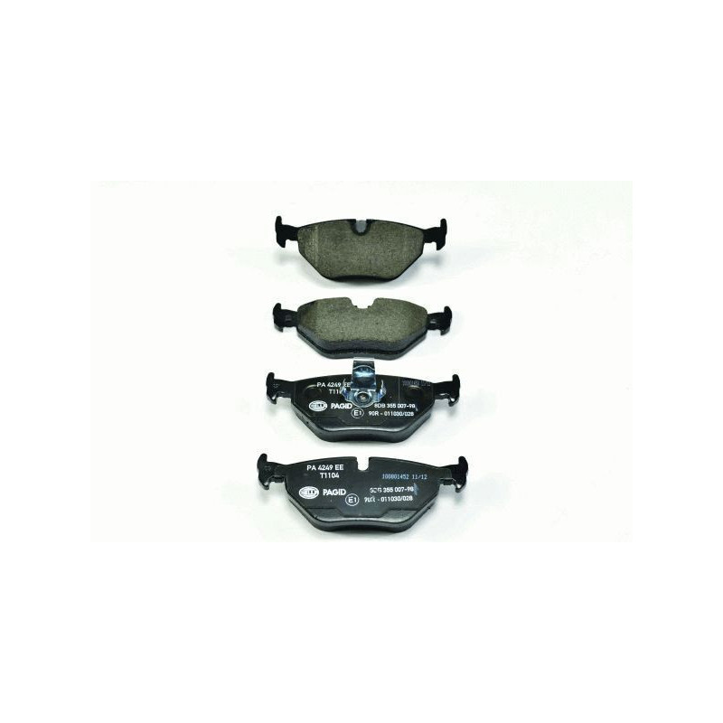 Pastiglie freno asse posteriore - HELLA BRAKE