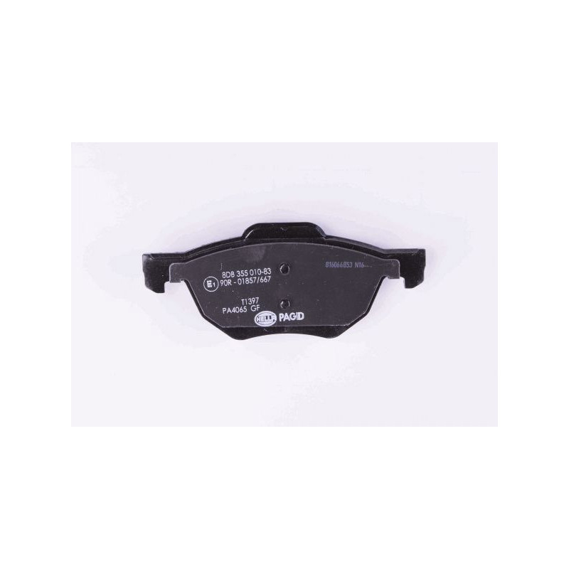 Pastiglie freno asse anteriore - HELLA BRAKE