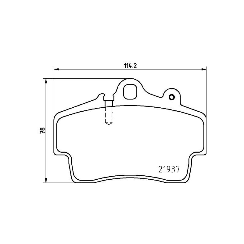Pastiglie freno asse anteriore - HELLA BRAKE