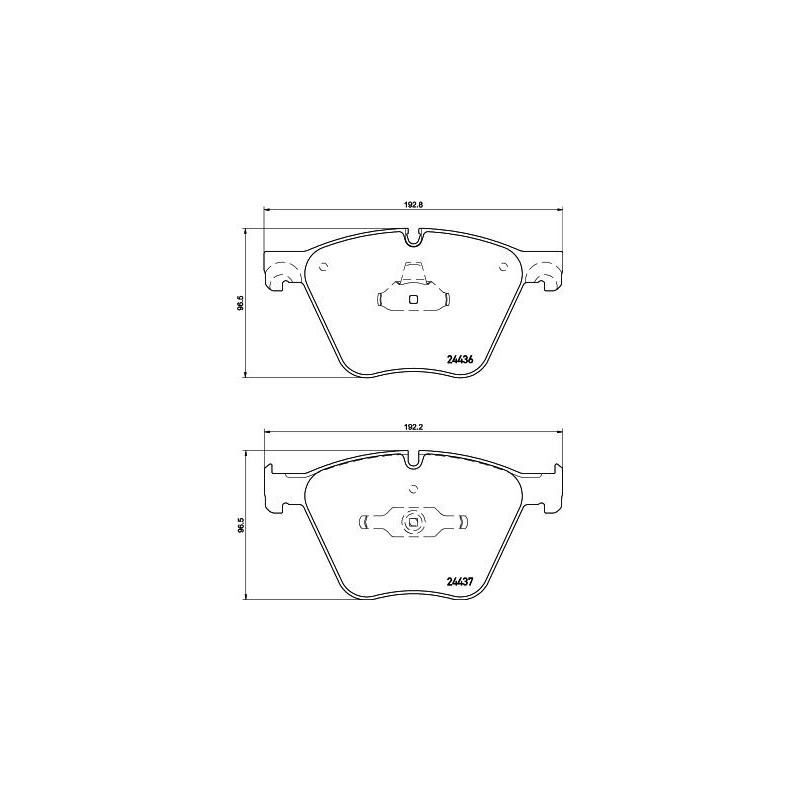 Pastiglie freno asse anteriore - HELLA BRAKE