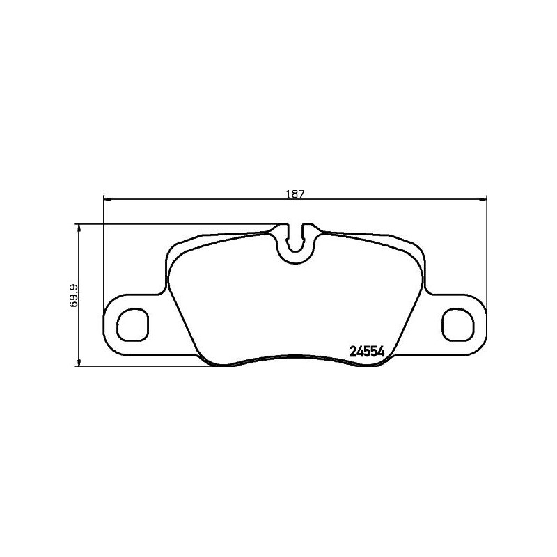 Pastiglie freno asse posteriore - HELLA BRAKE