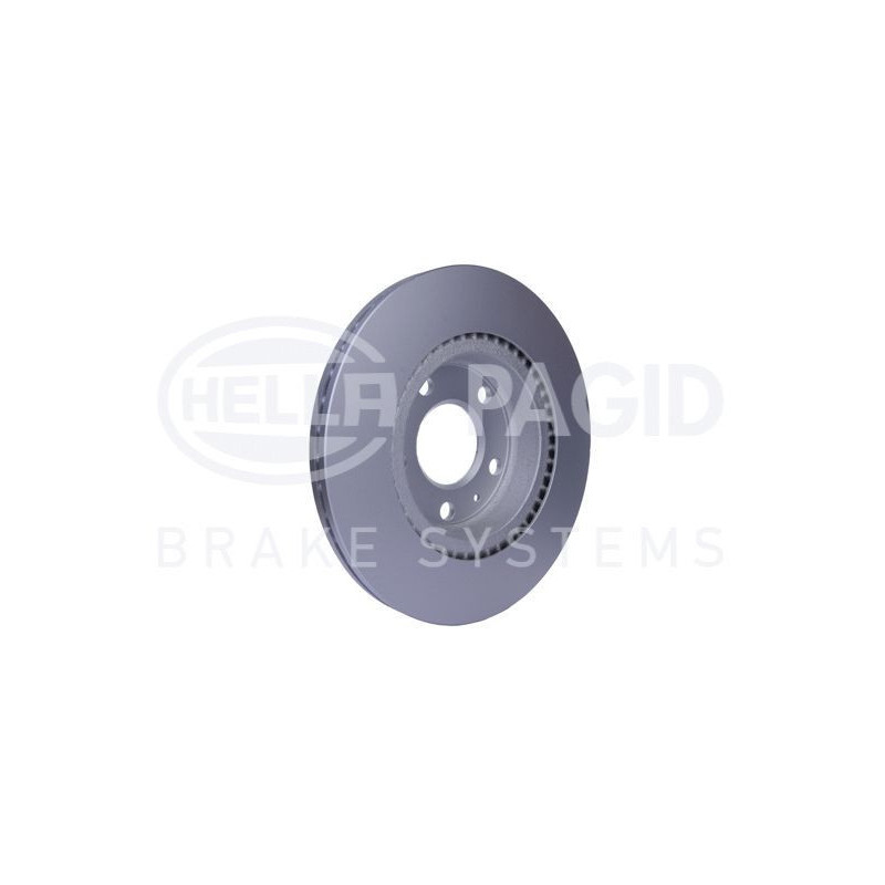 Disco freno asse anteriore - HELLA BRAKE