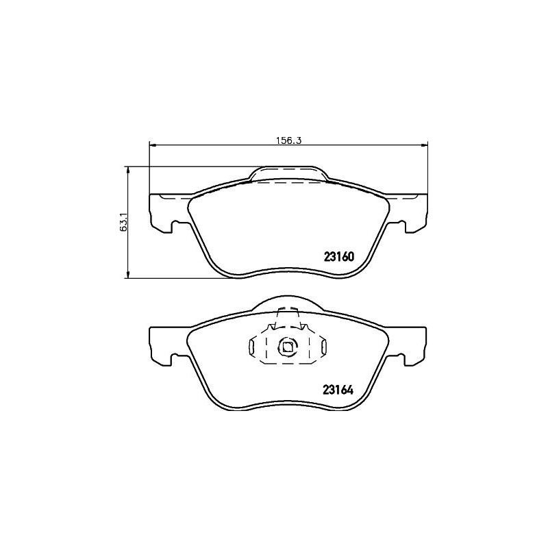 Pastiglie freno asse anteriore - PAGID