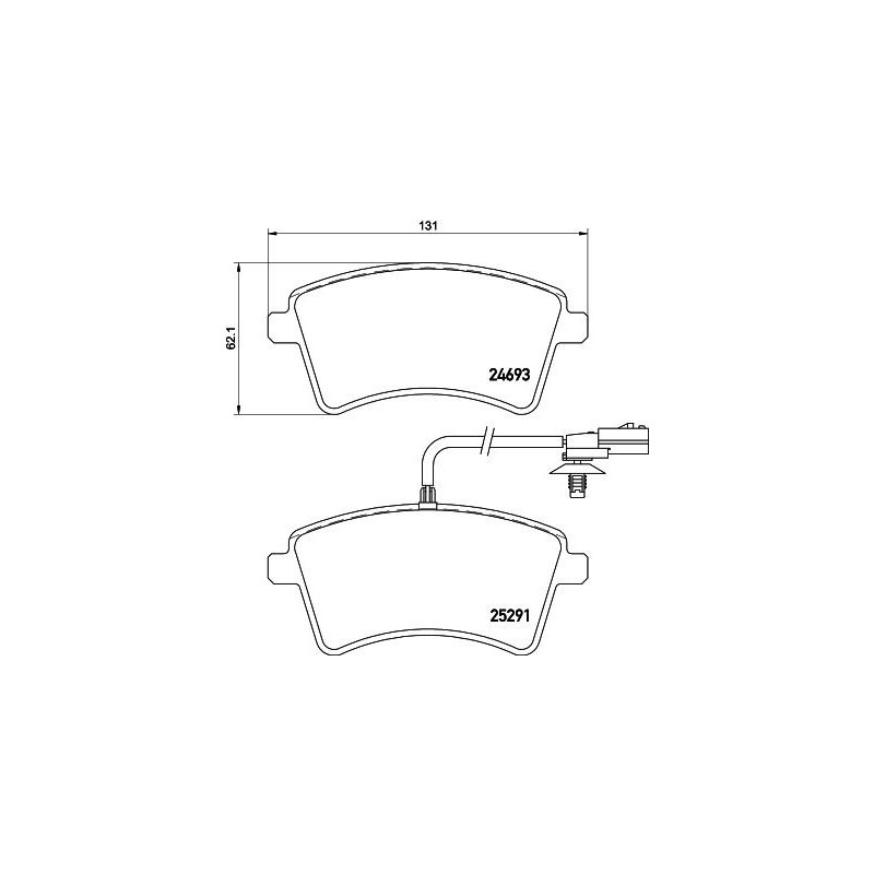 Pastiglie freno asse anteriore - HELLA BRAKE