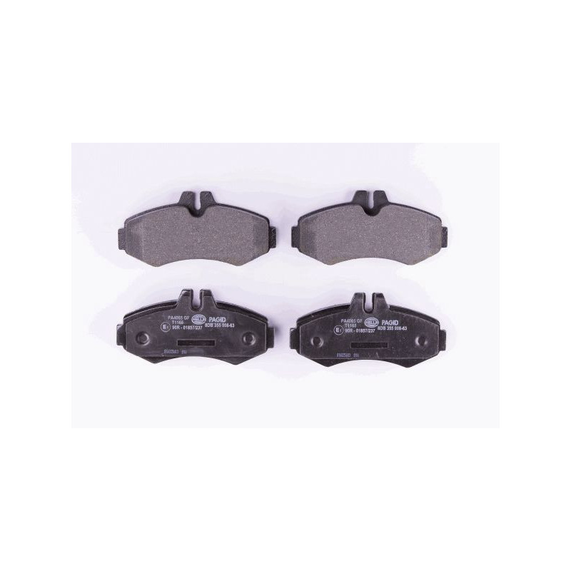 Pastiglie freno asse anteriore - HELLA BRAKE