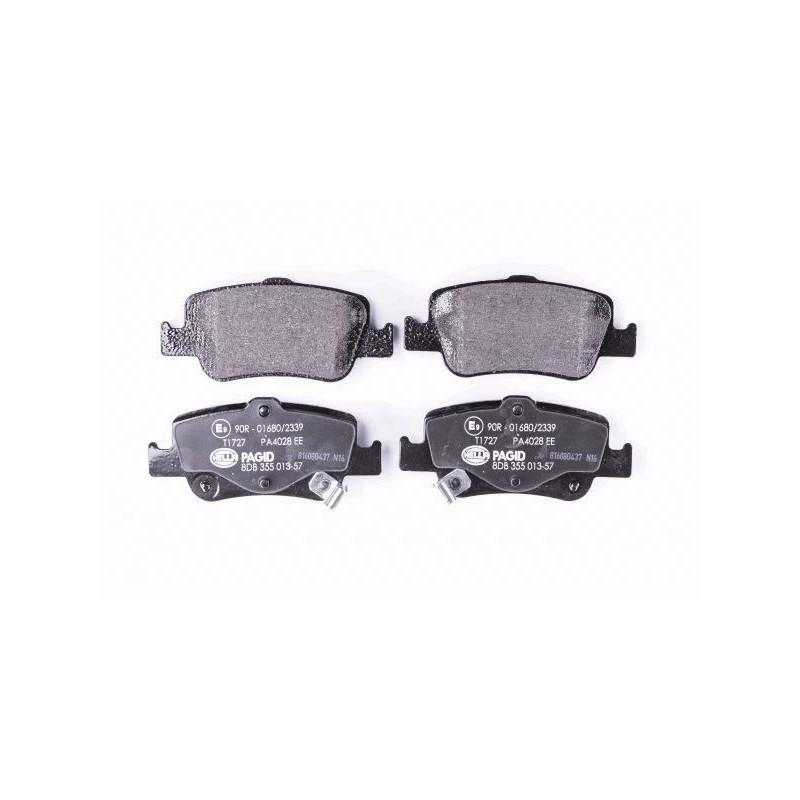 Pastiglie freno asse posteriore - HELLA BRAKE