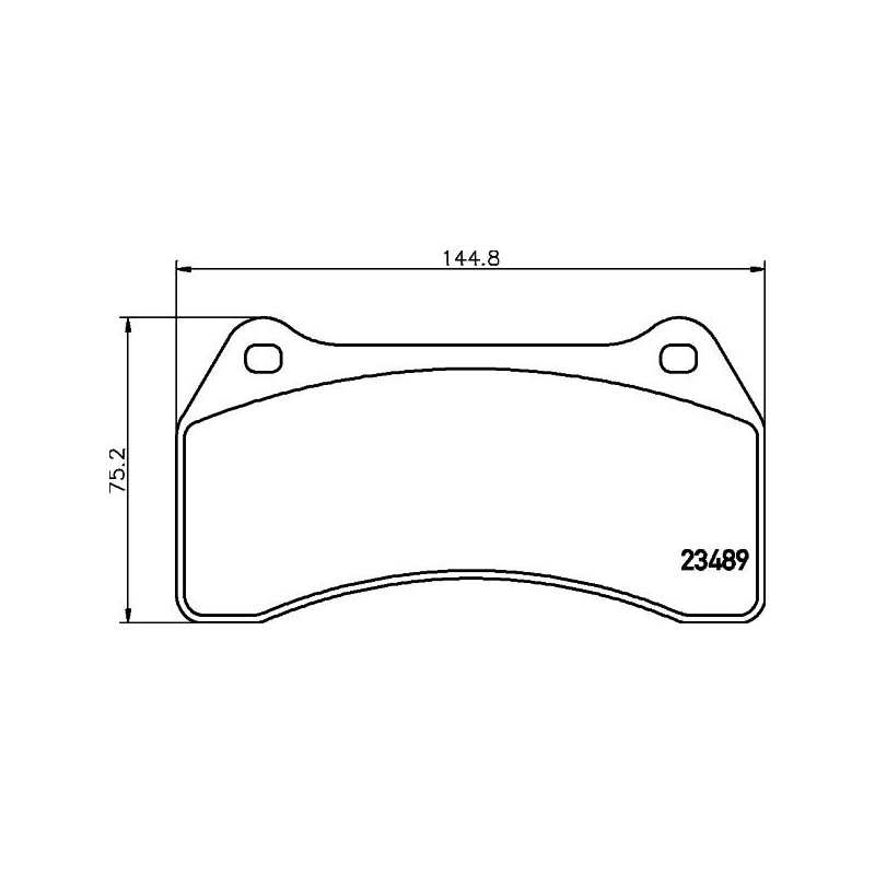 Pastiglie freno asse anteriore - HELLA BRAKE