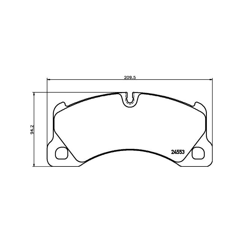 Pastiglie freno asse anteriore - HELLA BRAKE