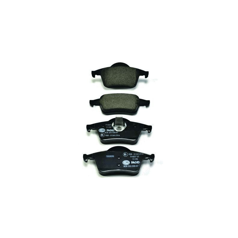 Pastiglie freno asse posteriore - HELLA BRAKE