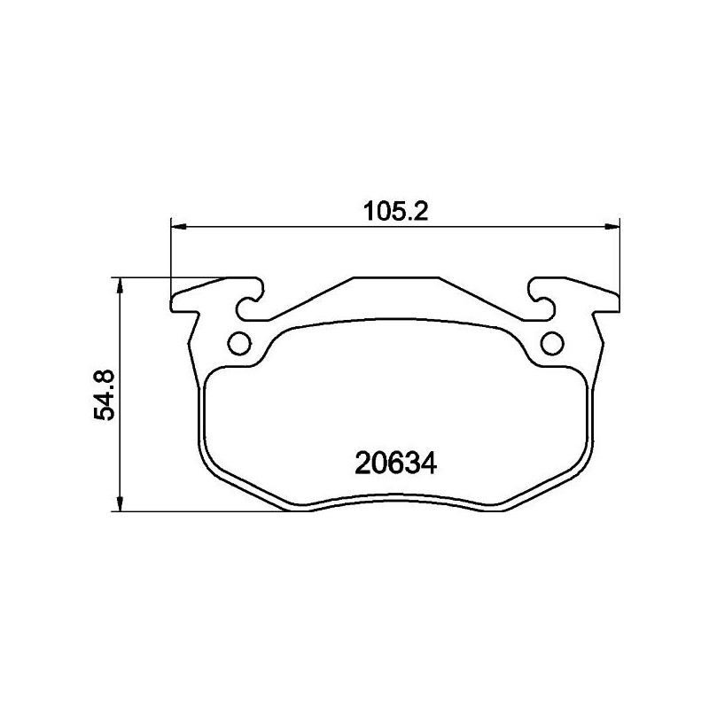 Pastiglie freno asse anteriore - HELLA BRAKE