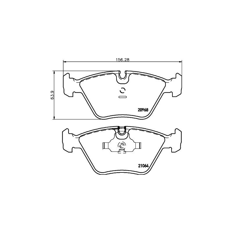 Pastiglie freno asse anteriore - HELLA BRAKE