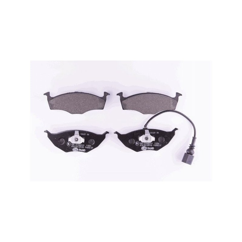 Pastiglie freno asse anteriore - HELLA BRAKE