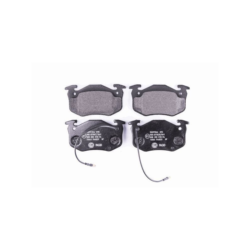 Pastiglie freno asse anteriore - HELLA BRAKE