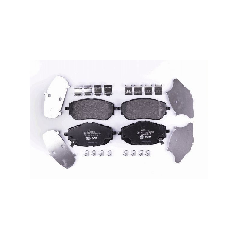 Pastiglie freno asse anteriore - HELLA BRAKE