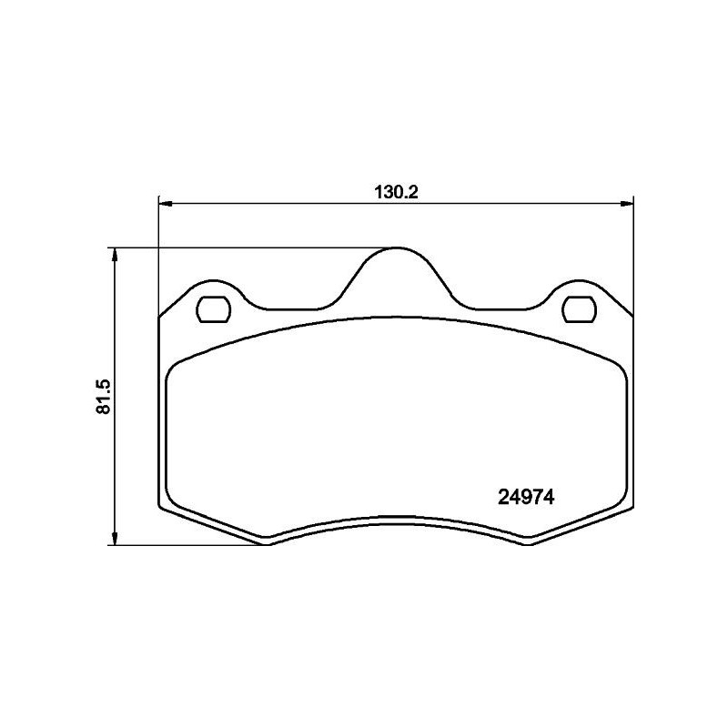 Pastiglie freno asse anteriore - HELLA BRAKE