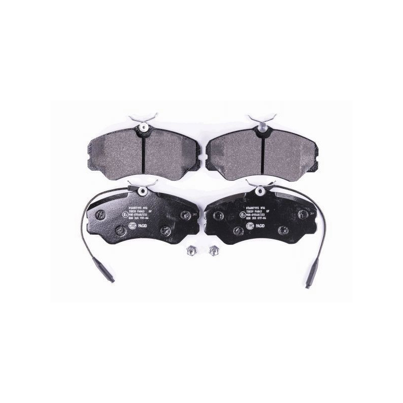 Pastiglie freno asse anteriore - HELLA BRAKE