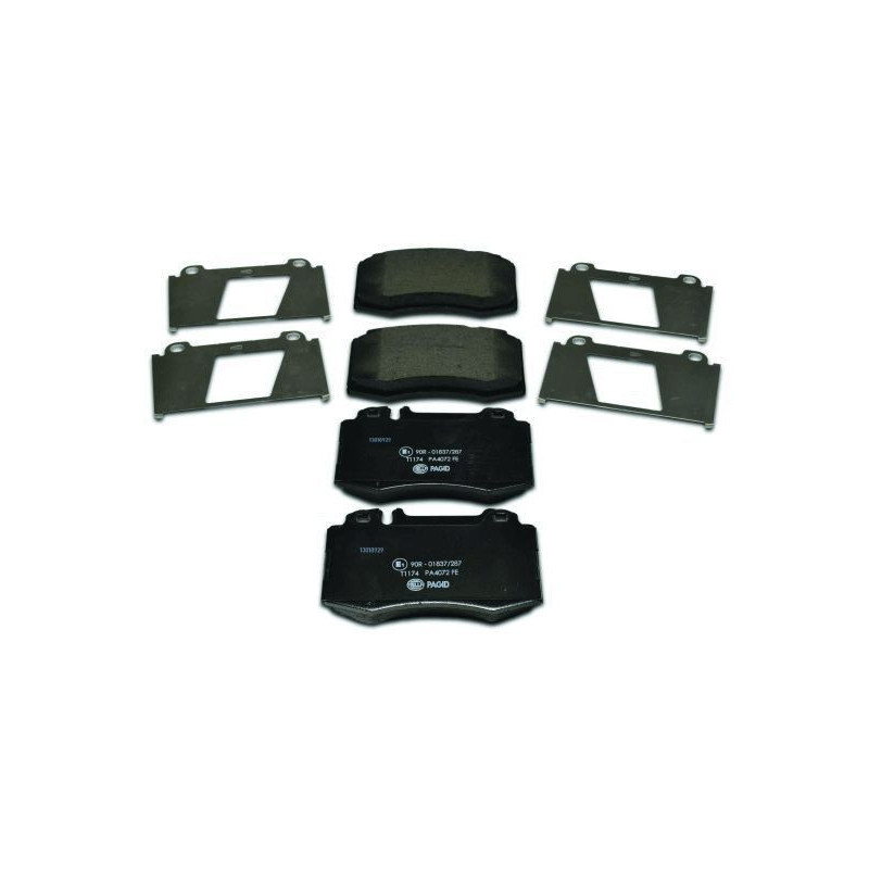 Pastiglie freno asse anteriore - HELLA BRAKE