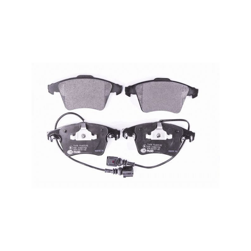 Pastiglie freno asse anteriore - HELLA BRAKE